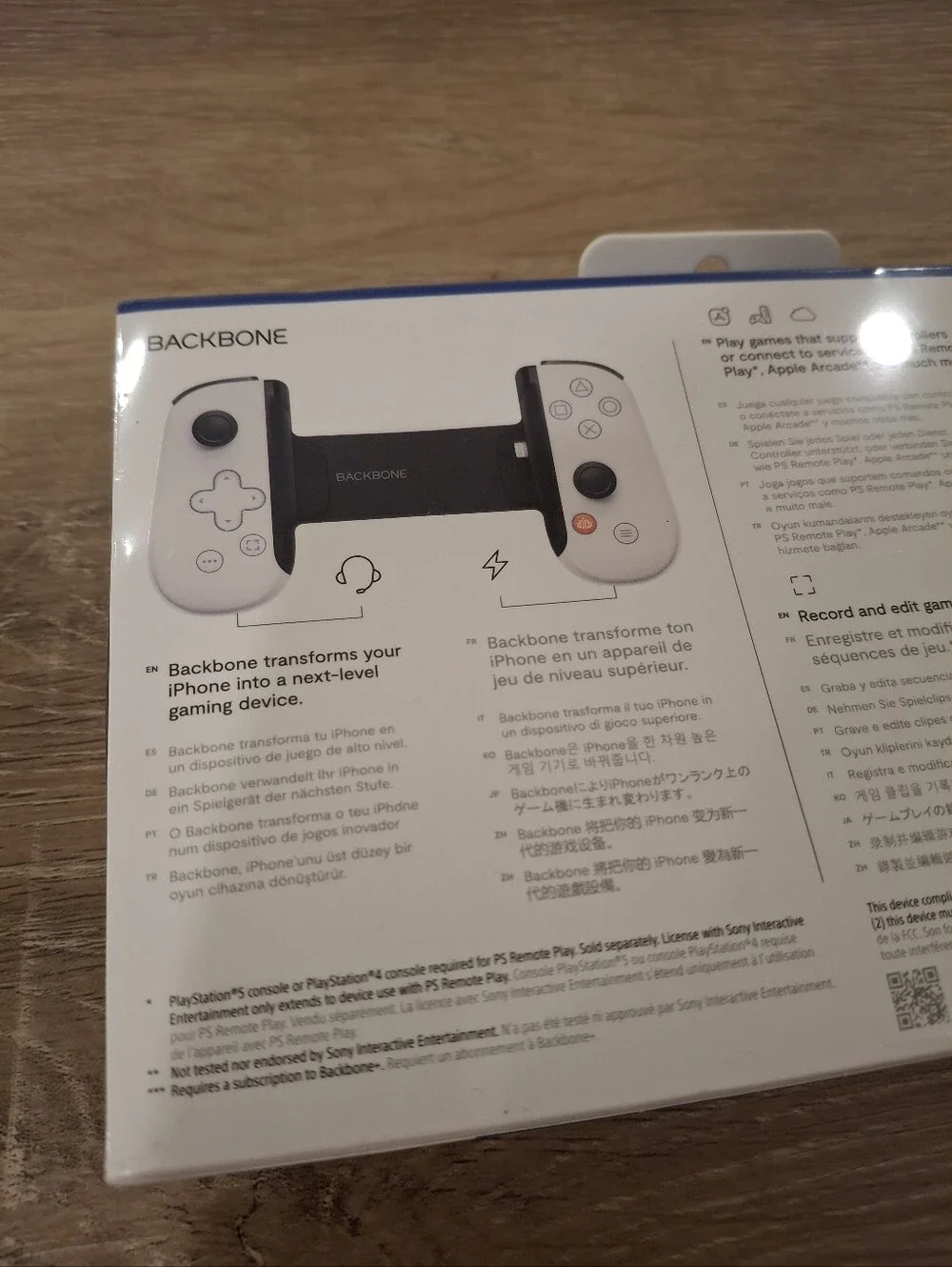 Backbone PlayStation Edition iPhone Lightning Controller Factory Sealed